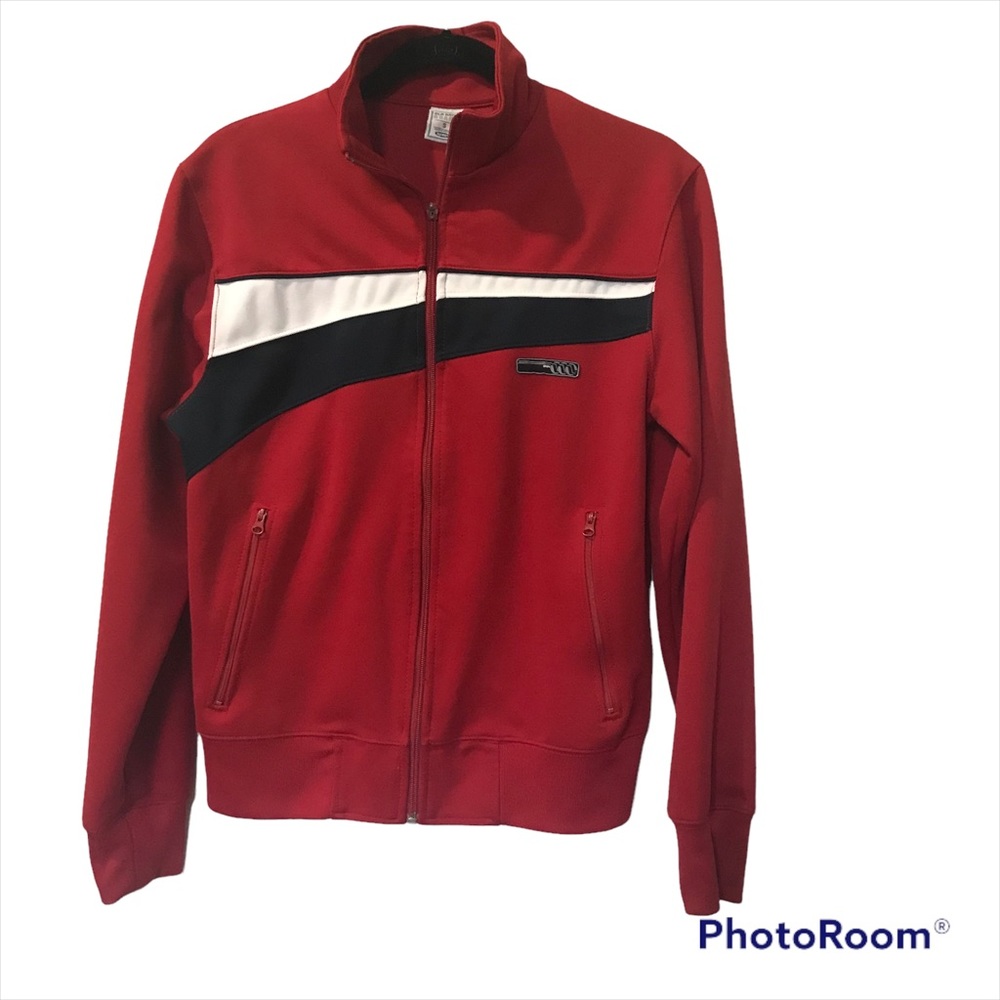Old Navy Vintage Red Sports Zip-up Jacket, Adult S